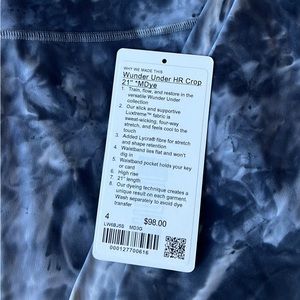 Lululemon Winder Under HR 21” Crop